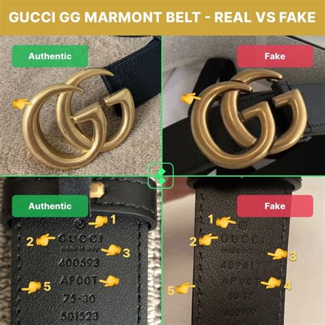 how to tell a fake gucci belt|gucci marmont belt identification.